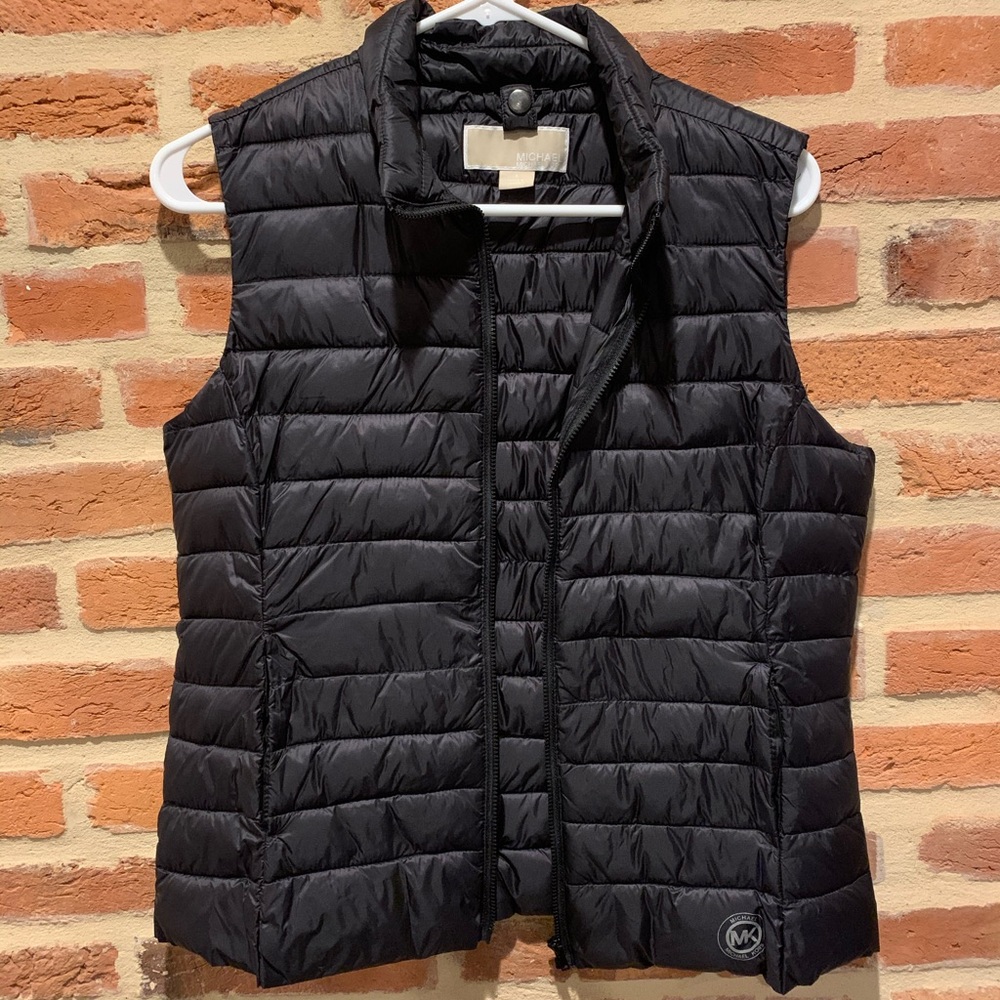 Michael Kors Black Quilted Vest